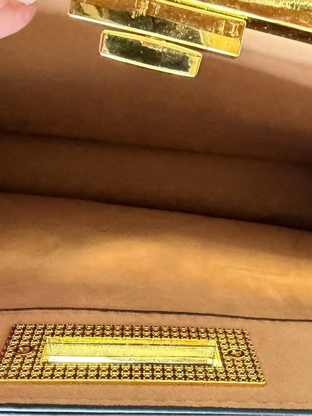 Verano Hill Woven Leather Satchel Handbag in Tan with Gold Hardware